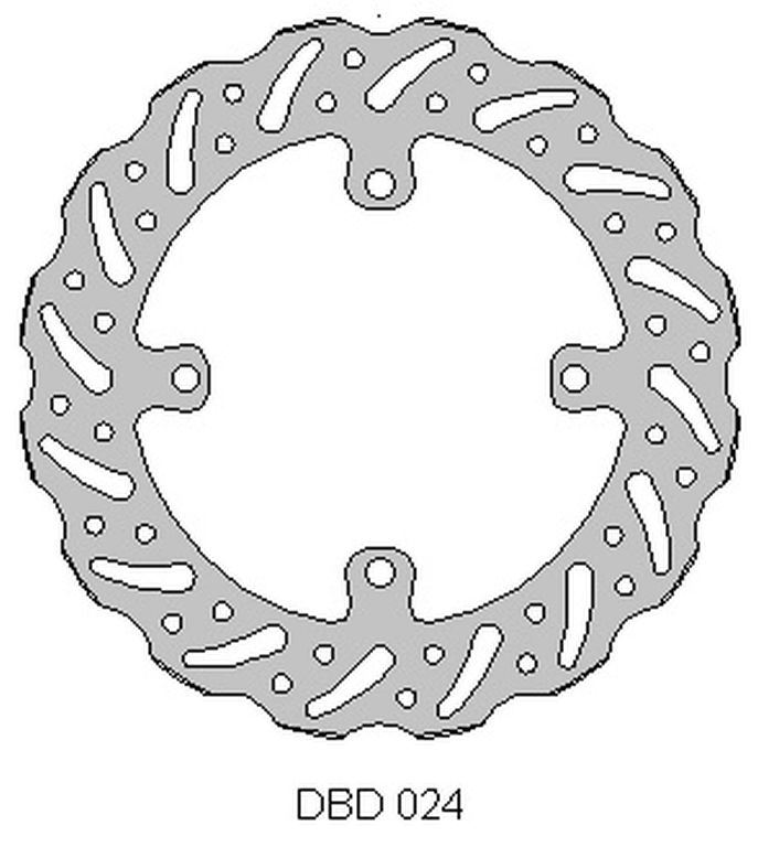 DELTA BRAKING ONL_DBD024G TARCZA HAM PRZÓD SUZUKI